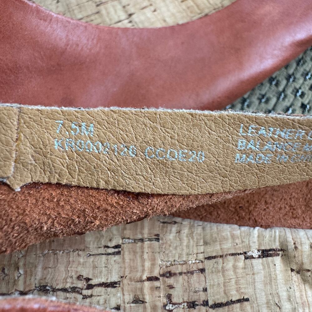 Korks by Kork Ease Padilla Leather Ballet Flats Size 7.5 - Picture 10 of 12